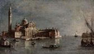 L'isola Di San Giorgio Maggiore A Venezia by Giacomo Guardi