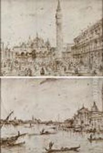 Venetian Cityscape Drawings by Giacomo Guardi