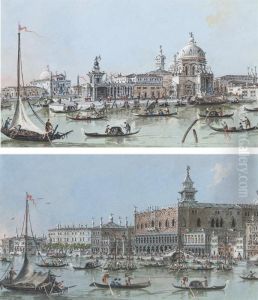 View Of The Doge's Palace And The Riva Degli Schiavoni by Giacomo Guardi