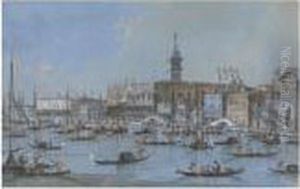 View Of The Palazzo Ducale, Venice by Giacomo Guardi
