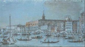 Veduta Del Canal Grande by Giacomo Guardi