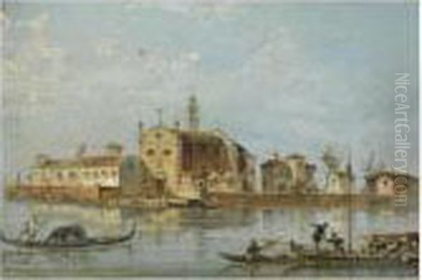 Venice, A View Of The Island Of Sant' Angelo Della Polvere - view 1