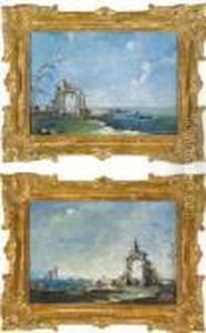Coppia Di Capricci Veneziani