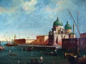 A View Of Santa Maria Dellasalute, Venice by Giacomo Guardi