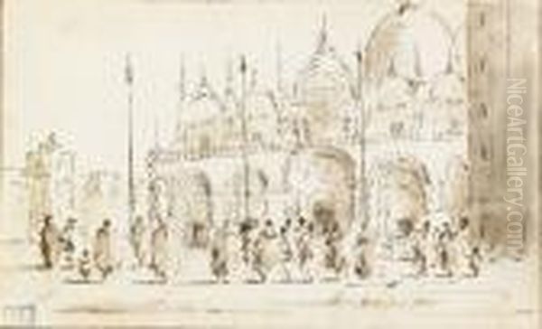 Markusplatz In Venedig - view 1