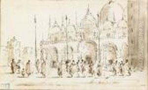 Markusplatz In Venedig by Giacomo Guardi