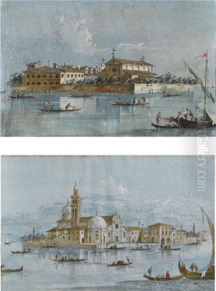 Isola Di S. Lazzaro Degli Armeni, Venezia; E Isola Di San Michele Di Murano - view 1