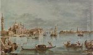 View Of San Giorgio Maggiore, Venice by Giacomo Guardi