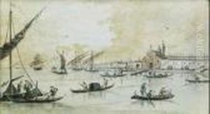 A) Venezia, Canale Della Giudecca B) Venezia, Isole Della Laguna by Giacomo Guardi