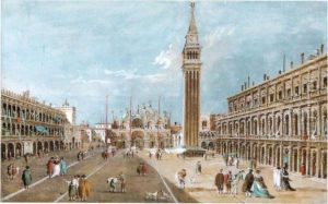 View Of Piazza San Marco by Giacomo Guardi