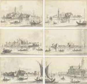 Six Views Of Islands In The 
Venetian Lagoon: San Clemente; Santospirito; Beata Vergine Del Rosario; 
The Lido With Sant'andrea;murano With San Cristoforo; And San Pietro In 
Castello
