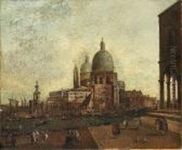 Santa Maria Dellla Salute And The Punta Della Dogana, Venice, From The South West - view 1