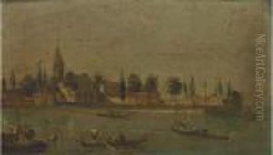 Isola Del San Francesco, Venice by Giacomo Guardi