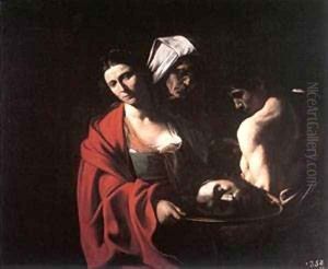 Salome with the Head of the Baptist by Caravaggio