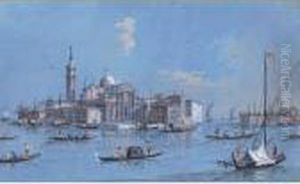 View Of San Giorgio Maggiore, Venice by Giacomo Guardi