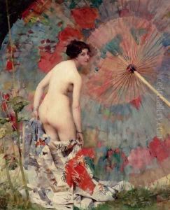 Nude With A Japanese Umbrella Nude With A Japanese Umbrella