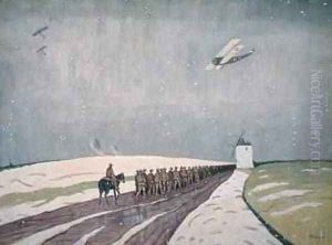 Canadians in the Snow 1918