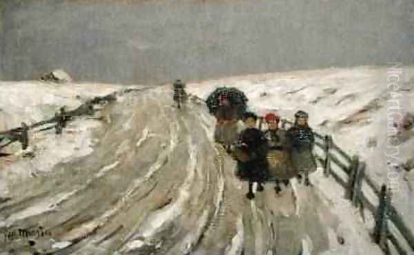 Return from School 1901 - view 1