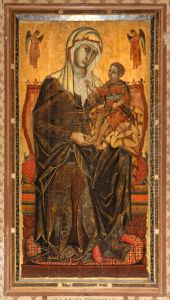 Madonna del Bordone 1261 by Coppo Di Marcovaldo