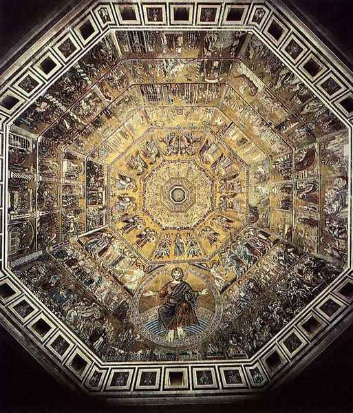 Mosaic on the vault - view 1
