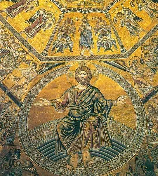 Mosaic on the vault (detail) - view 1