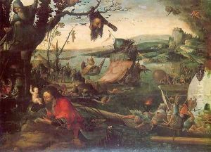 Landscape with the Legend of Saint Christopher by Jan Mandyn