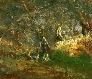 Olive Trees in Bordigera by Pompeo Mariani