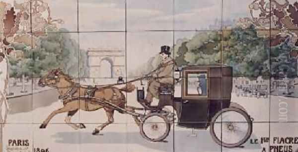 The first Hackney-carriage to use Michelin tyres - view 1