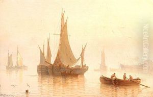 Ships At Sunset Ships At Sunset