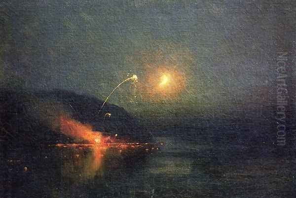 Fireworks across the Potomac - view 1