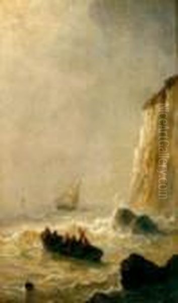 Barques Pres Des Cotes Rocheuses - view 1