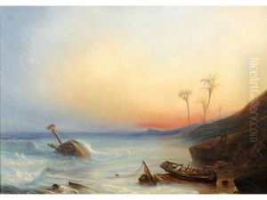 < Rivages D'afriqueau Soleil by Herminie Gudin