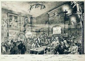 The Cabaret du Chat Noir 1886 by Paul Merwart