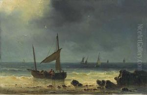 Evening On The Beach. Evening On The Beach.