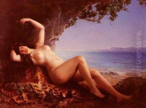 Bacchante Aux Raisins (Bacchante with Grapes) by Paul Merwart