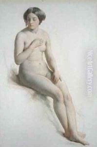Nude Study of a Girl 1854 by William Mulready