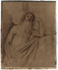 Saint Jerome by Giovanni Francesco Barbieri