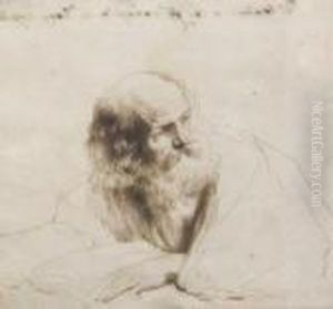 - Portrait Of An Evangelist by Giovanni Francesco Barbieri