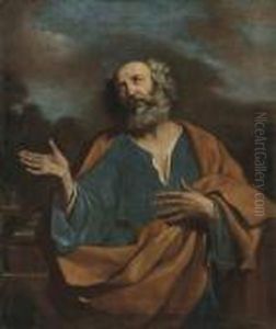 Giovanni Francesco Barbieri, Il Guercino Saint Peter by Giovanni Francesco Barbieri