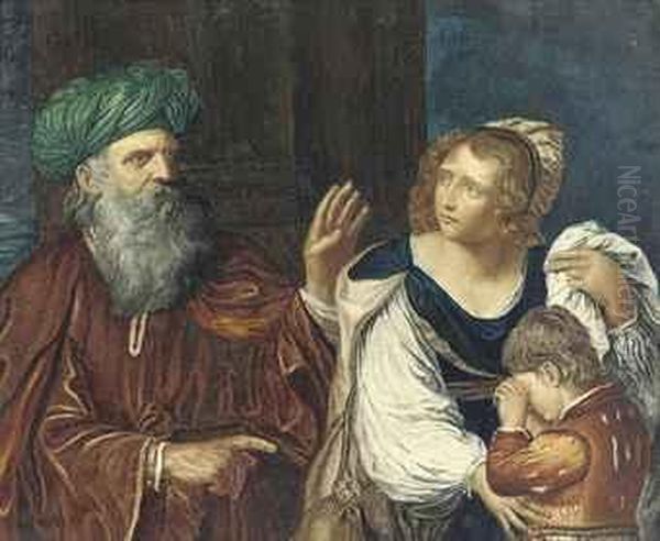 Abraham Casting Out Hagar - view 1