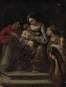 The Madonna And Child With Saints Charles Borromeo Andcatherine The Madonna And Child With Saints Charles Borromeo Andcatherine