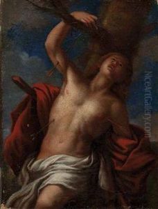 "der Heilige Sebastian" by Giovanni Francesco Barbieri