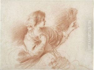 Study Of The Seated Virgin, Turning To The Right Study Of The Seated Virgin, Turning To The Right
