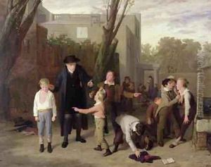 The Fight Interrupted 1815-16 by William Mulready
