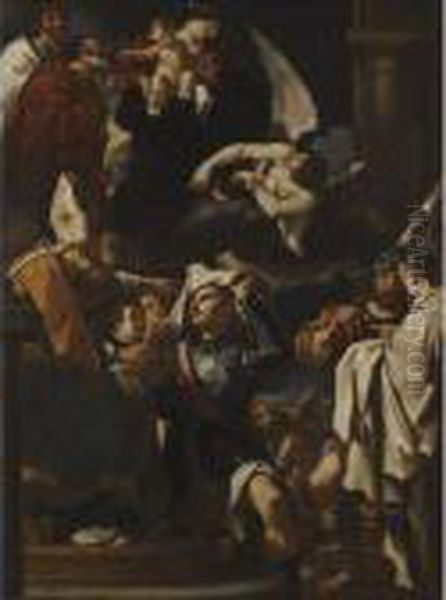 Saint William Of Aquitaine Receiving The Cowl - view 1