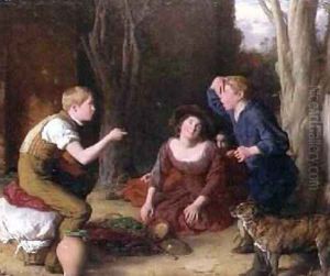 The Butt Shooting a Cherry by William Mulready