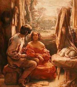 The Artists Studio 1839 by William Mulready