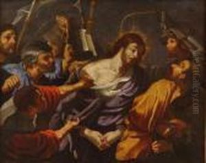 Jesu Gefangennahme Im Garten Gethsemane by Giovanni Francesco Barbieri