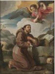 Saint Francis by Giovanni Francesco Barbieri