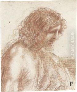 Study For A Figure Of St. John The Baptist, Head Andshoulders